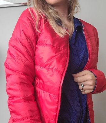 Veste doudoune légère  matelassé réversible  taille 36