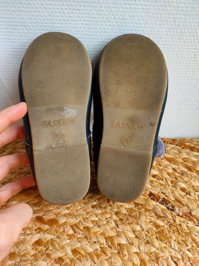 Ballerines noir a nœud rouge taille 26 - photo numéro 6