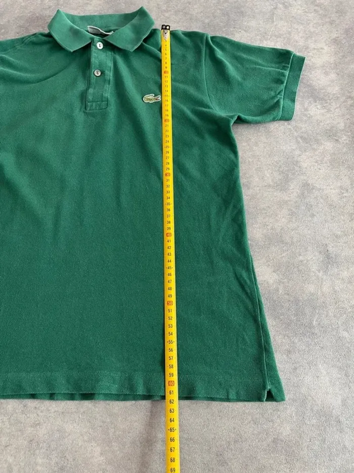 Polo Lacoste devançât vert - photo numéro 2