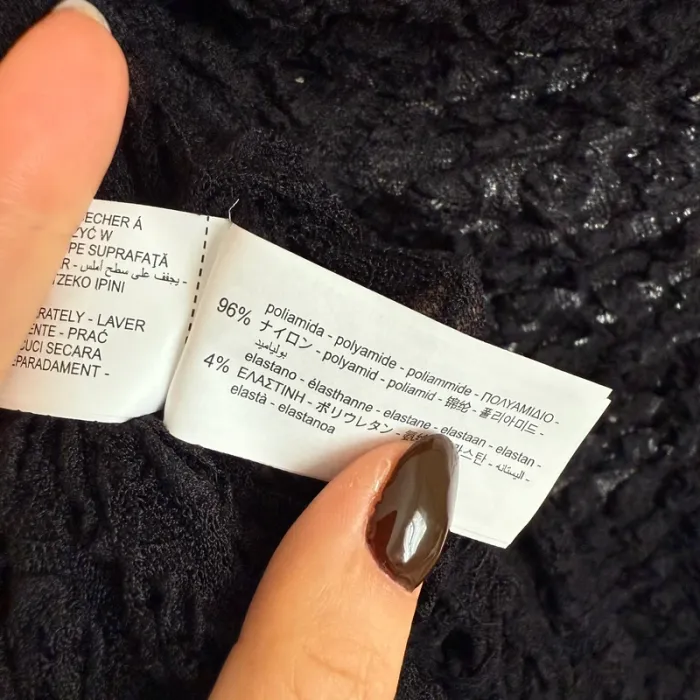 Top asymétrique noir  Zara - photo numéro 4
