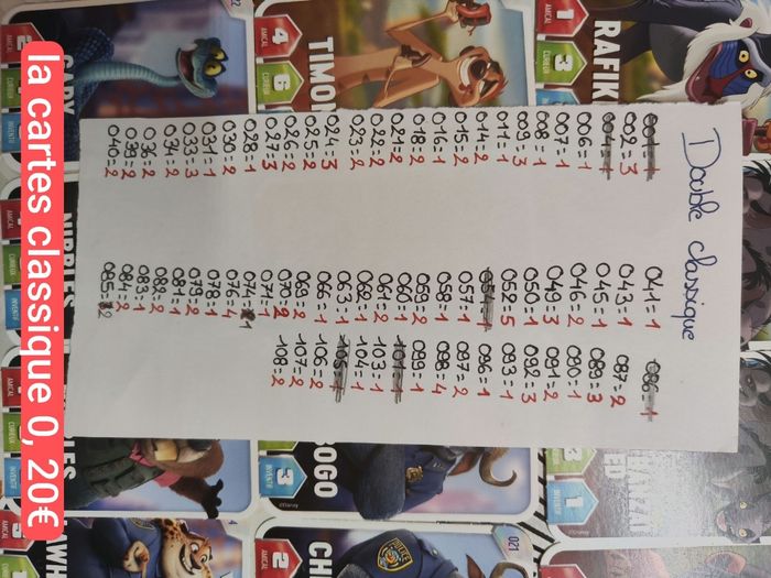 Cartes Disney classique 0.20€ et rare 3,00€🌸 envoie aujourd'hui ou demain