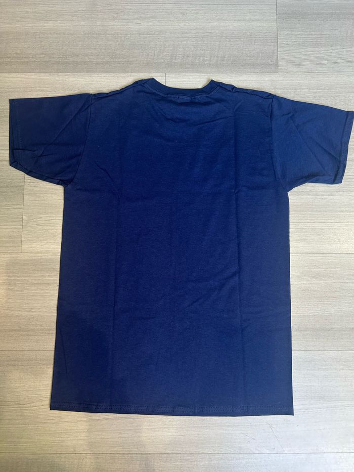 T-shirt bleu unis fruit of the loom taille S - photo numéro 2