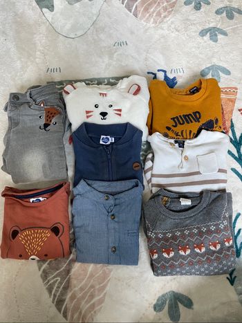 Lot vêtements bébé hiver 18 mois