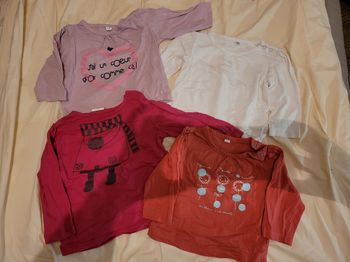 Lot de t-shirts manches longues