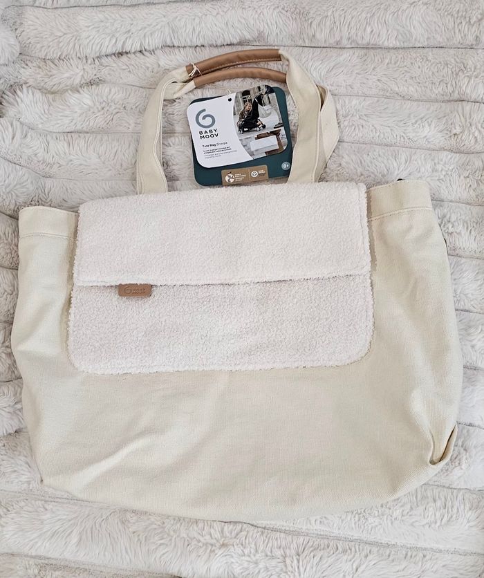 Magnifique tote bag sherpa Babymoov Neuf
