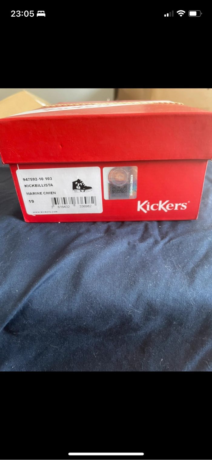 Chaussures Kickers kickbillista Marine Chien - photo numéro 8