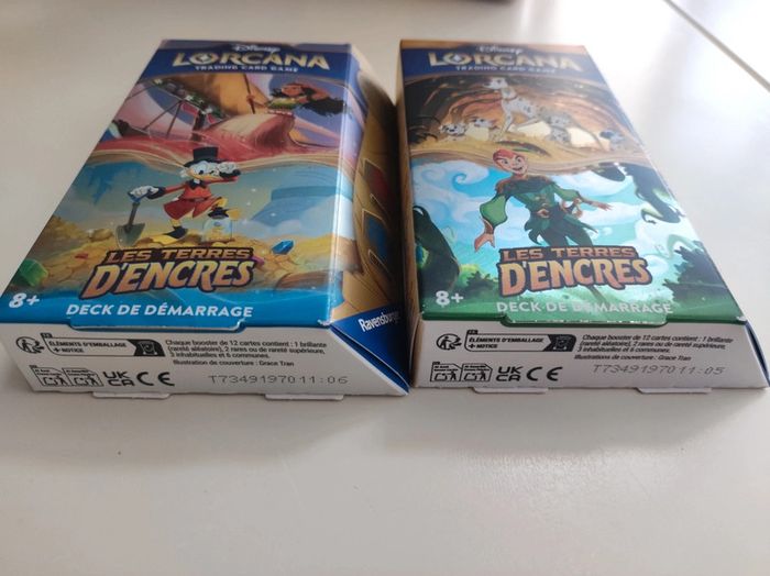 Disney Lorcana Lot 2 decks de démarrage Chapitre 3 - Vaiana et Picsou + Pongo et Peter Pan - photo numéro 4