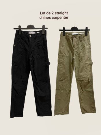 lot de pantalons droits bershka xs