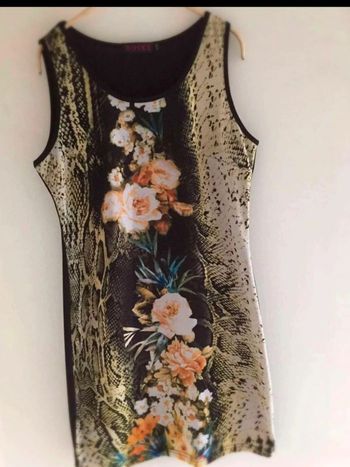 Robe mini fleurs Taille S