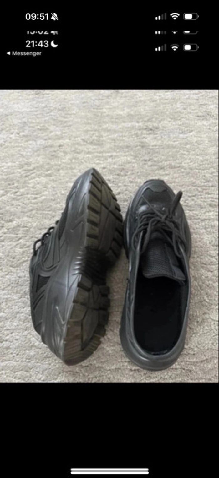 Basket femme noir t40 tres bonne etat - photo numéro 2