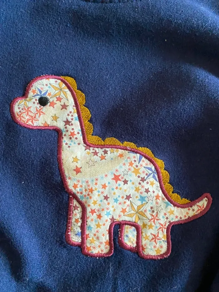 Sweat dinosaure liberty créatrice 4 ans - photo numéro 2