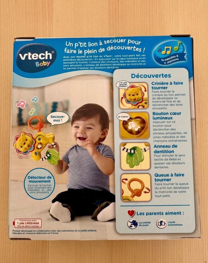 Hochet p’tit lion Vtech - photo numéro 2