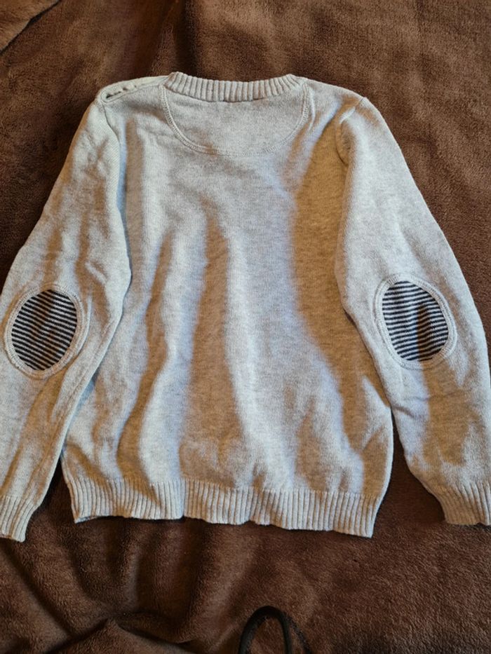 Pull col V grain de blé 3 ans - photo numéro 3