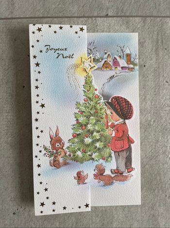 Carte joyeux sapin
