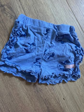 Short Minnie bleu 18 mois