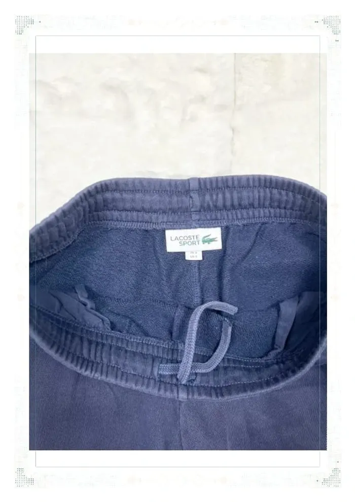 Jogging molletonné Lacoste bleu marine - Taille S - Homme - photo numéro 5