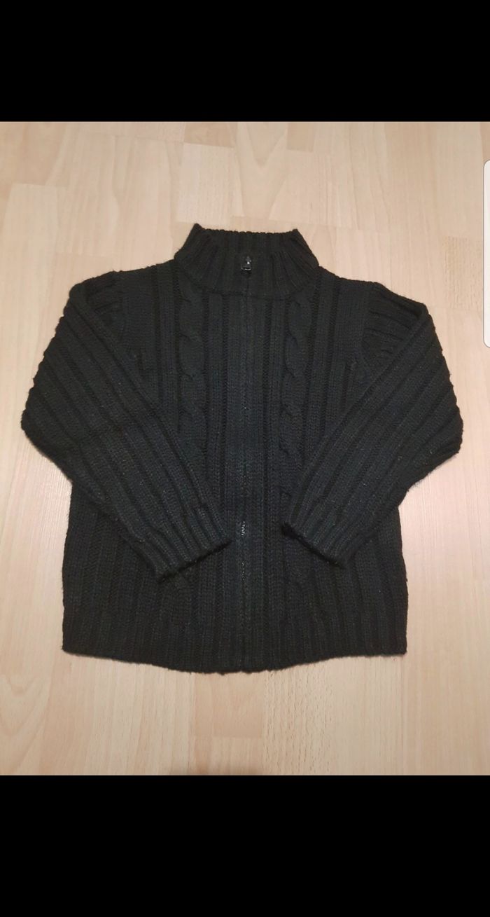 Gilet zippé enfant mixte 6 ans