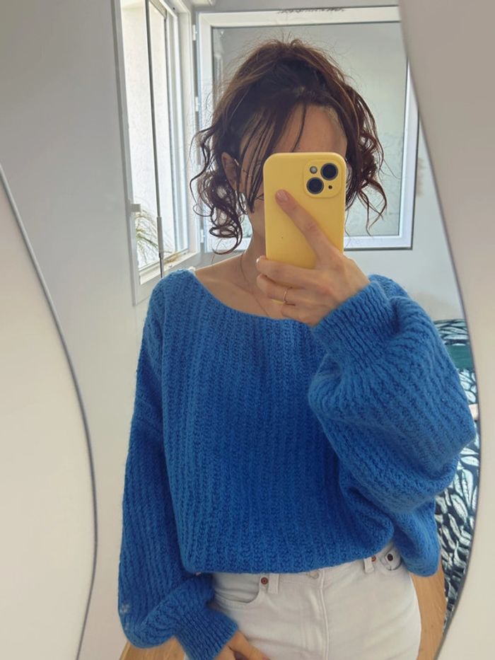 Pull vintage laine et mohair Andromède - photo numéro 2
