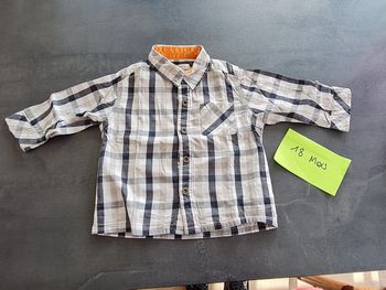 Chemise manches longues kitchoun 18 mois