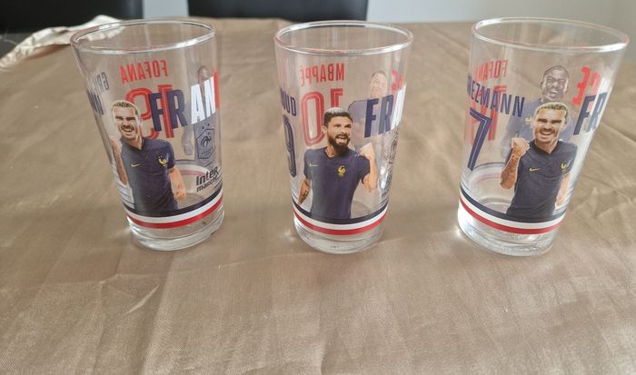 Lot de 3 verres - Equipe de France