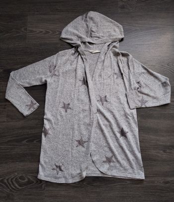 Gilet gris à capuche 12 ans H&M