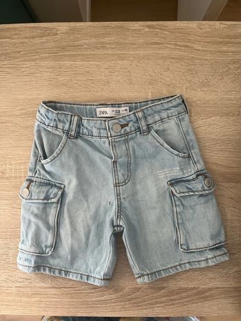 Short en jean Zara 12-18 m