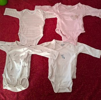 Lot de 7 bodies 3 mois