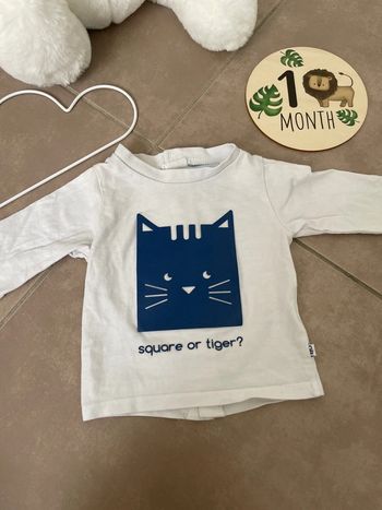 T-shirt haut manches longues bébé mixte 1 mois obaibi