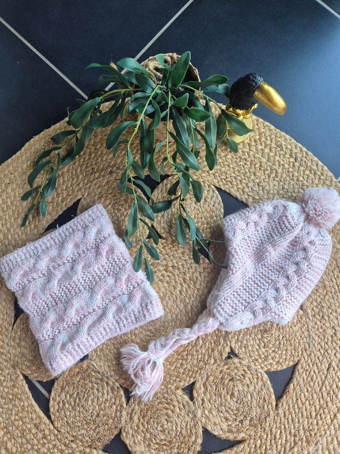 Ensemble snood bonnet