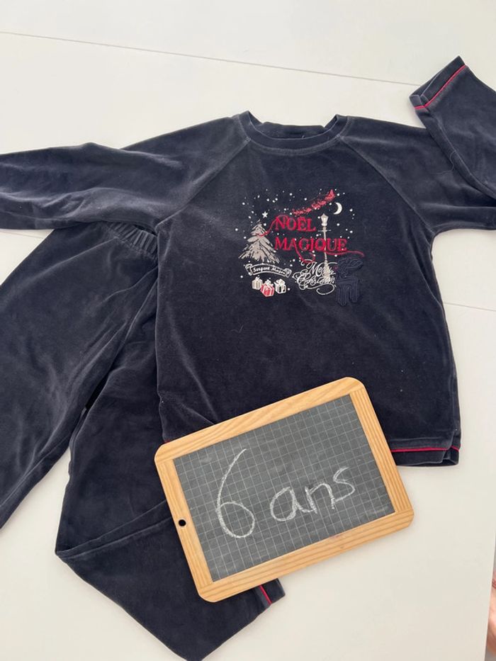 Pyjama velours Noël