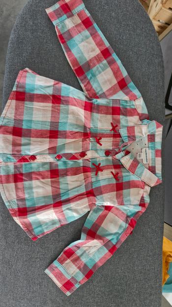chemise fille vertbaudet 9mois