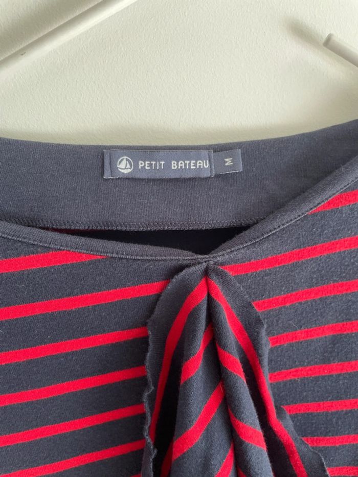 Pull rayé Petit Bateau à volant - photo numéro 2