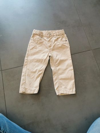 Jean beige grain de blé 18 mois