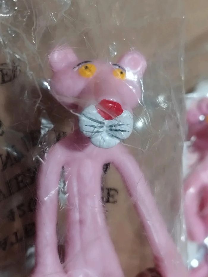 La panthère Rose vintage des années 80 - photo numéro 2
