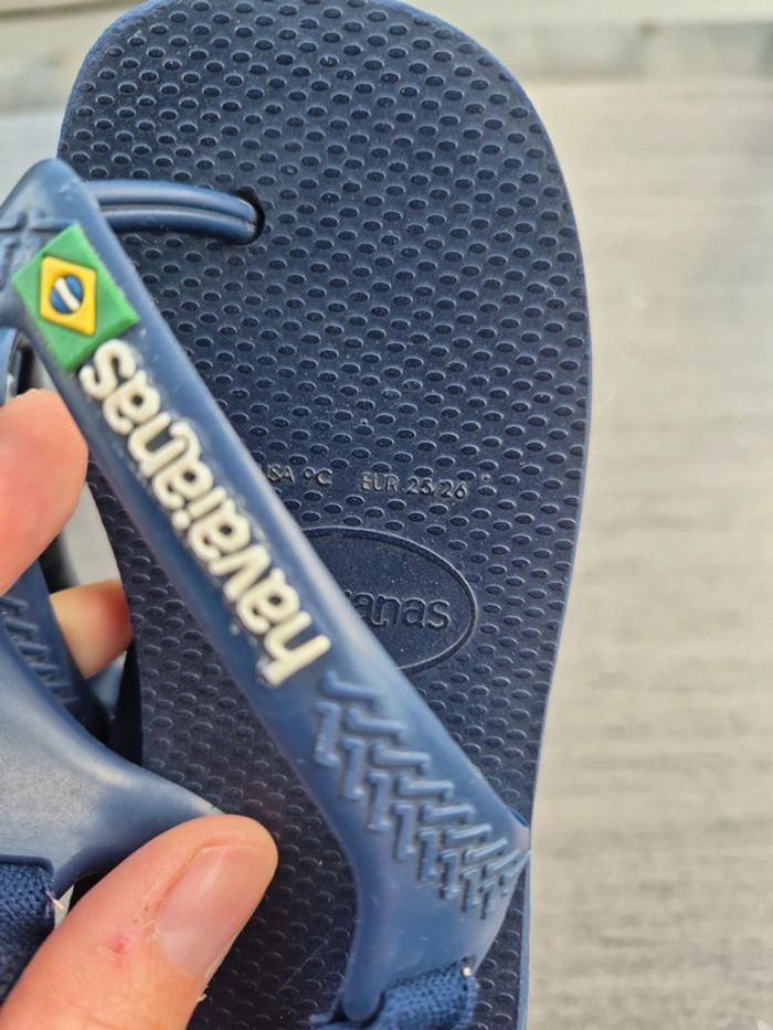 Tongs Havaianas bleue 25/26 - photo numéro 2