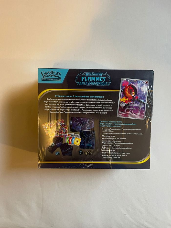 Pokémon - ETB coffret dresseur d'Elite flammes fantasmagoriques (ME02) - photo numéro 2