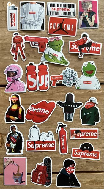25 Stickers streetwear