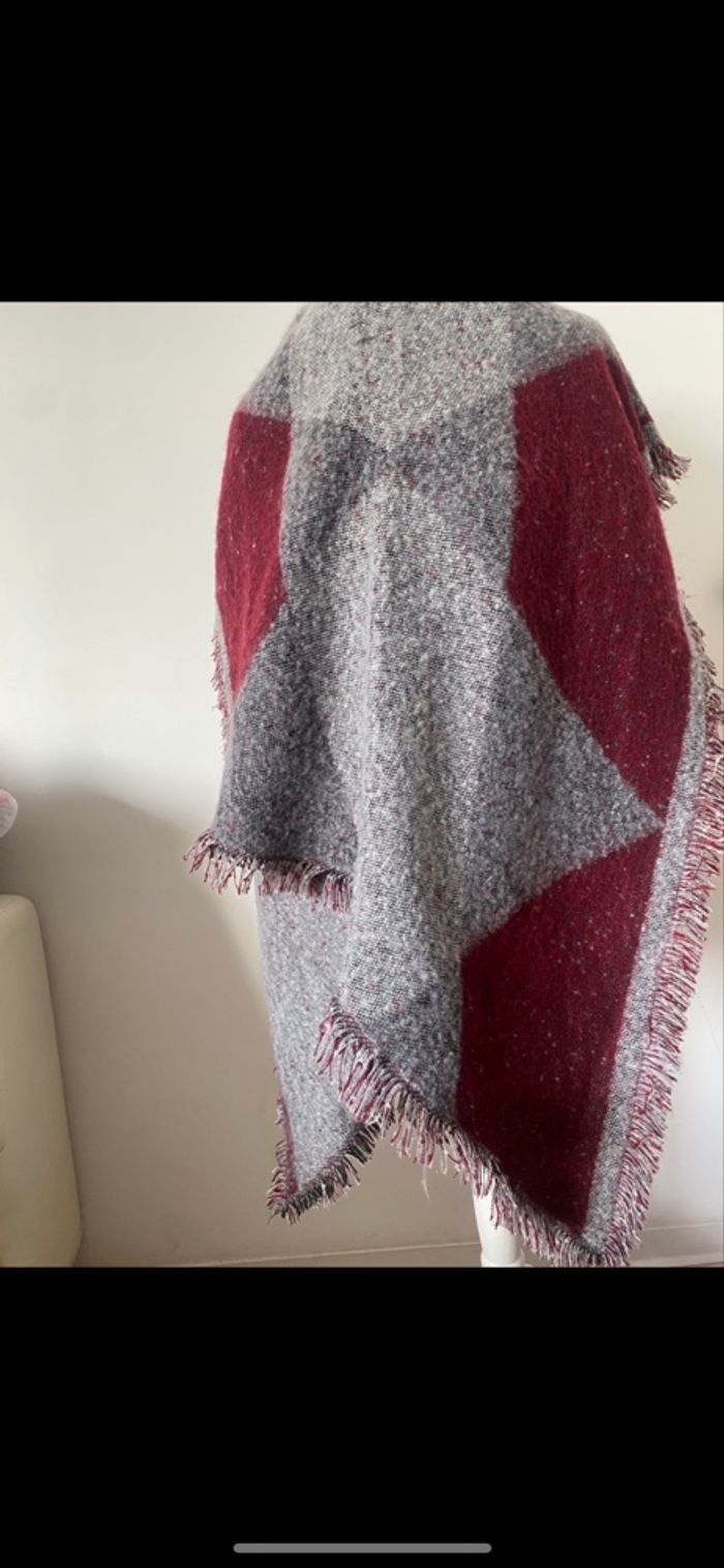 Superbe châle d'hiver laine/cashmere neuf - photo numéro 3