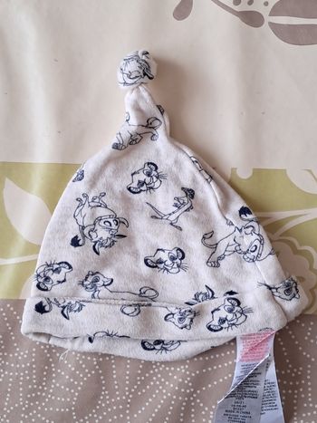 Bonnet disney 0/3mois. 62 cm