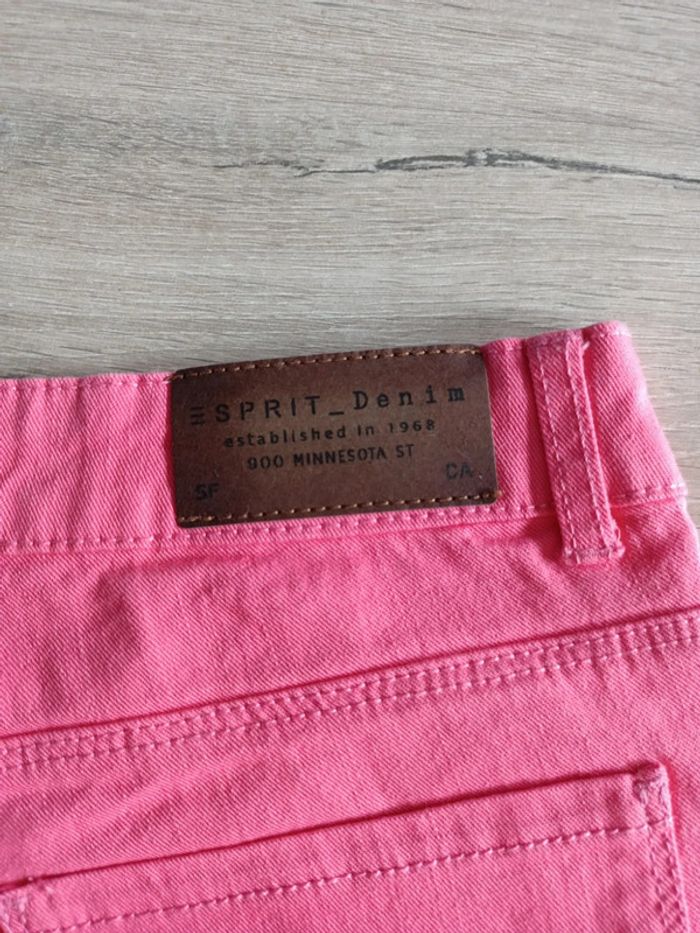 32. Short en jeans neuf Esprit 164 14ans - photo numéro 3