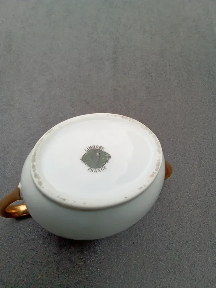sucrier porcelaine de limoges - photo numéro 3