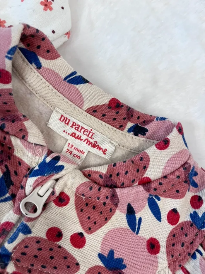 Lot 2 vestes taille 12 mois dpam - photo numéro 3