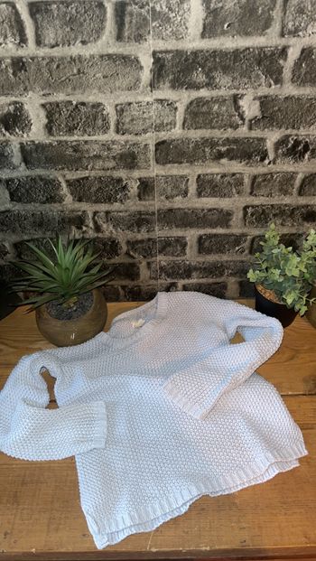 Pull à maille lila clair Young dimension