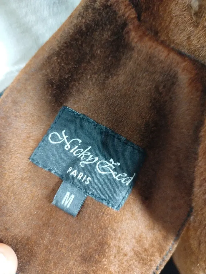 Manteau long suède -  Nicky Zed - Vintage Rétro pièce rare 70 s 80 s A268 - photo numéro 10