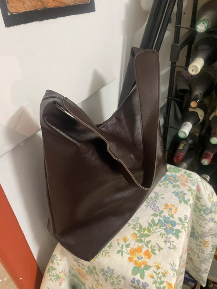 Sac fourre-tout marron - photo numéro 8