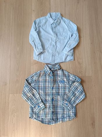 Lot de 2 chemises manches longues 3 ans