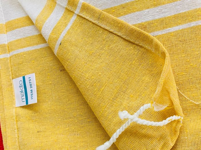 Fouta, Toalha de Praia Amarela OBoticário - photo numéro 3