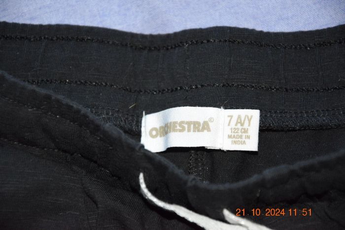 Short noir fille 7 ans orchestra - photo numéro 3