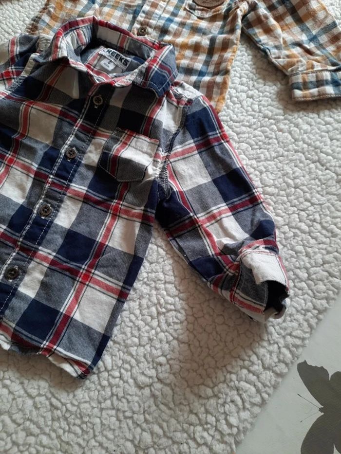 Lot 2 chemises Creeks 6 mois - photo numéro 2