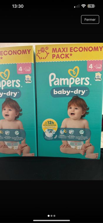 Couches Pampers